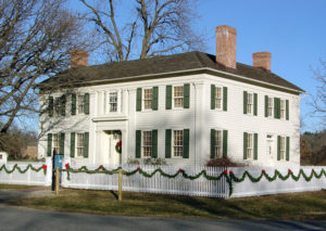 The Mansion House as seen during the Christmas season. Photo by Kenneth Mays.