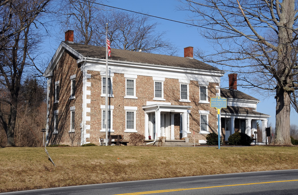 This home was built on the site where the Martin Harris home, Palmyra, NY was once situated. Photo by Kenneth Mays.