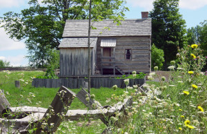 Smith log home, Palmyra, NY. Photo by Kenneth Mays.