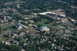 Aerial View of Independence, Missouri Photo courtesy of Alexander L. Baugh