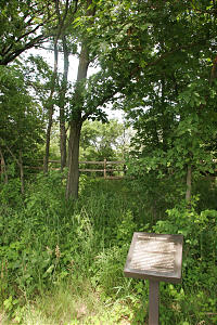 A pristine nature park, including burial ground, marks handcart embarkation point. Photo by R. Scott Lloyd