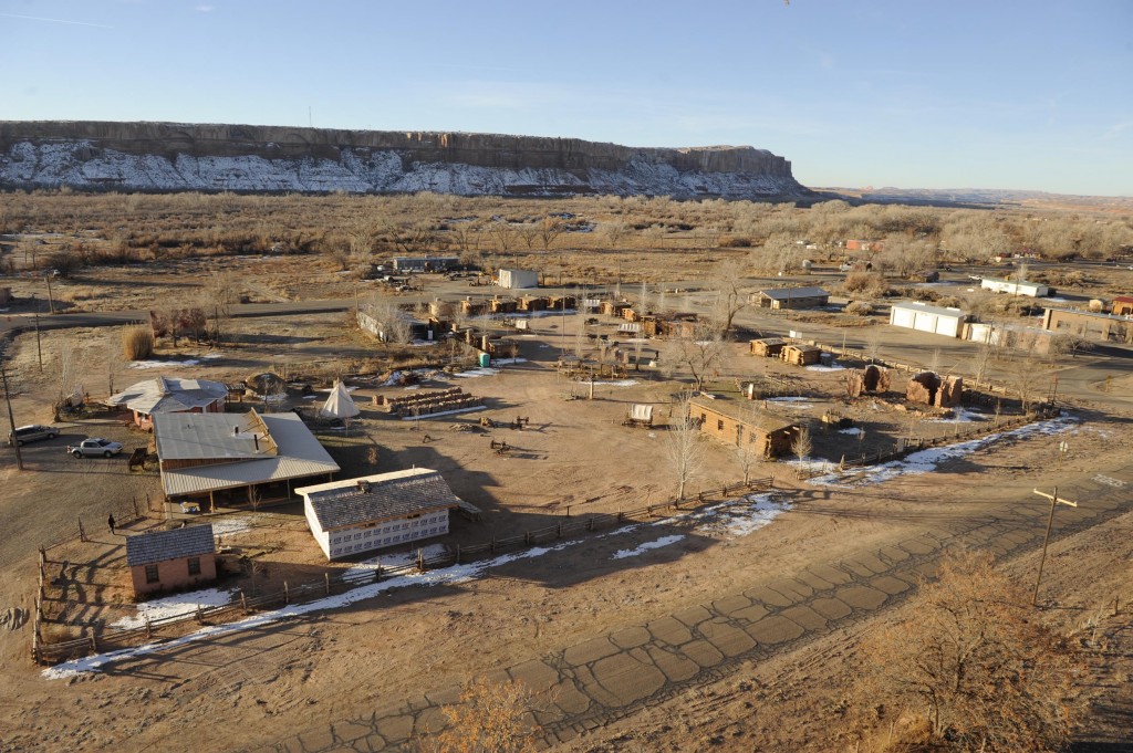 A reconstruction of the old Bluff Fort.