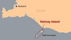 Map of the island of Heimay in Vestmannaeyjar, Iceland, where a museum exhibit tells the story of early Mormon converts from Iceland © 2011 Intellectual Reserve, Inc. All rights reserved