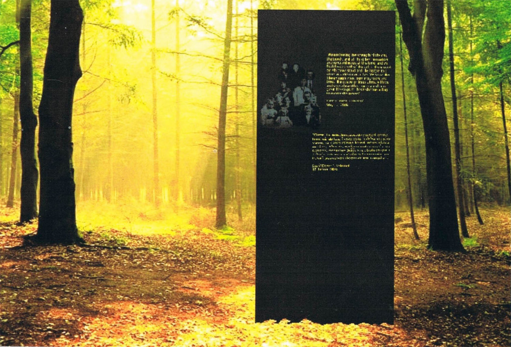 Proposed memorial in Trencin, Slaovakia.