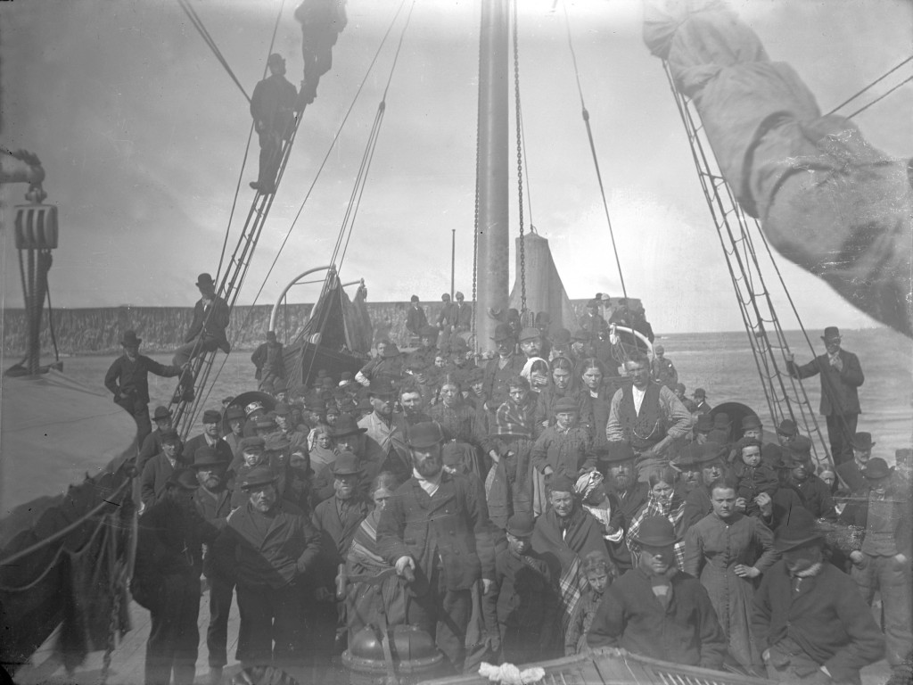 The ship “Camoens” late 19th century. This ship brought Latter-day Saints across the ocean who were immigrating to Utah.