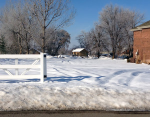 Site where the Thomas Roueche home once stood. President John Taylor died in that home in 1887.