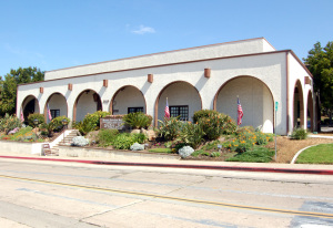 Mormon Battalion Visitor Center, 2007, before it was replaced by the new center. Photo by Kenneth Mays.