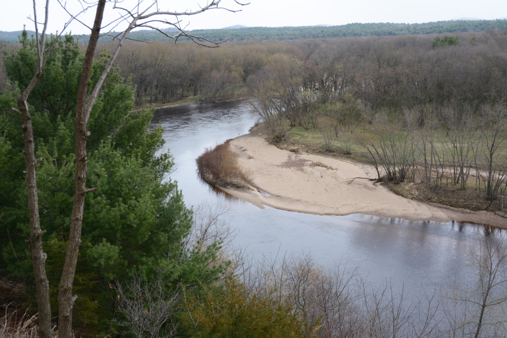 The Black River below Black River Falls, WI working its way to the Mississippi River.