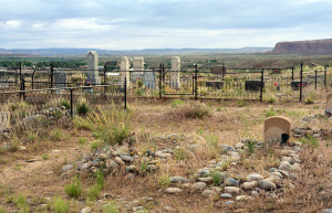 Cemetery at Bluff, Utah. Photo by Kenneth Mays.