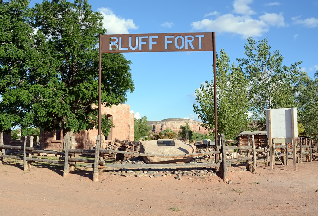 Recreated Bluff Fort.