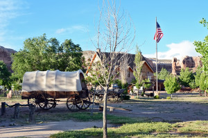 Recreated Bluff Fort. Photo by Kenneth Mays.