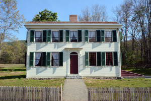 Rebuilt home of Isaac and Elizabeth Hale, Harmony, PA. Photo by Kenneth Mays.