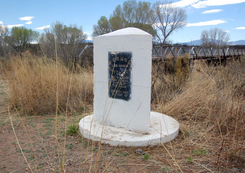 Historical marker at the site of the Battle of the Bulls. Photo by Kenneth Mays.