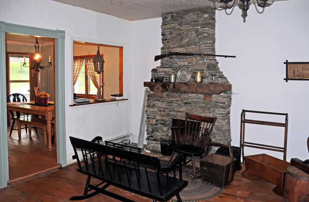 Interior of the Josiah Stowell home, Afton, NY. Photo by Kenneth Mays.