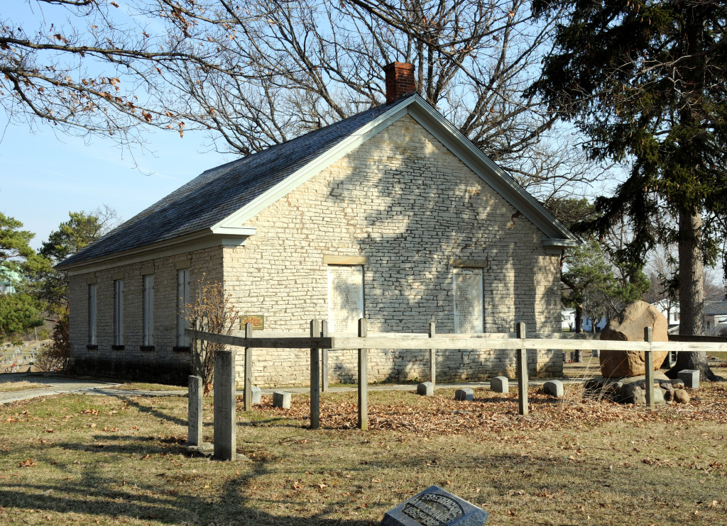Wyandott Mission Church, Upper Sandusky, Ohio. Photo (2009) by Kenneth Mays.