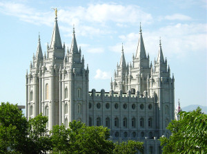 Salt Lake Temple. Photo by Kenneth Mays.