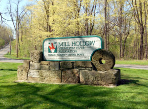 Park near the bridge over the Vermilion River. Photo by Kenneth Mays.