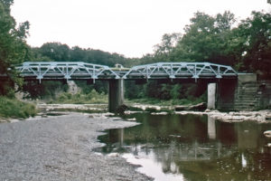 Bridge over the Vermilion River. Photo (1989) by Kenneth Mays.