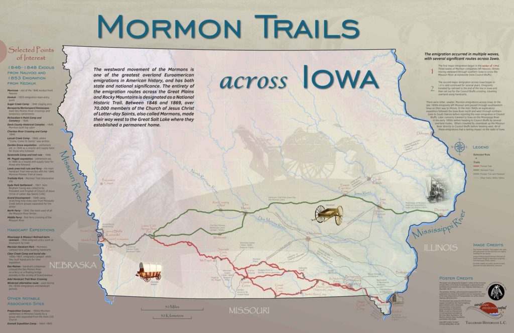 Mormon Trail Poster