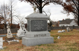 Michael Arthur grave, Liberty Missouri. Photo by Kenneth Mays.