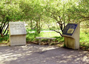 Handcart Park, Iowa City, IA. Photo by Kenneth Mays.