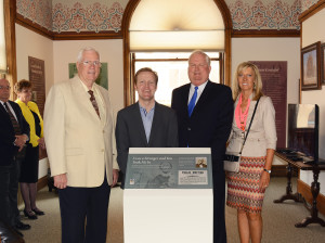 Mormon history room in The History Museum, Quincy, Illinois on the day it was dedicated. Photo by Kenneth Mays