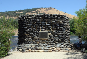 Historical marker at the site of Sutter's Mill, Coloma, California. Photo by Kenneth Mays.