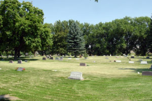 Cemetery at Whitney, Idaho where President Ezra Taft Benson is buried. Photo by Kenneth Mays.